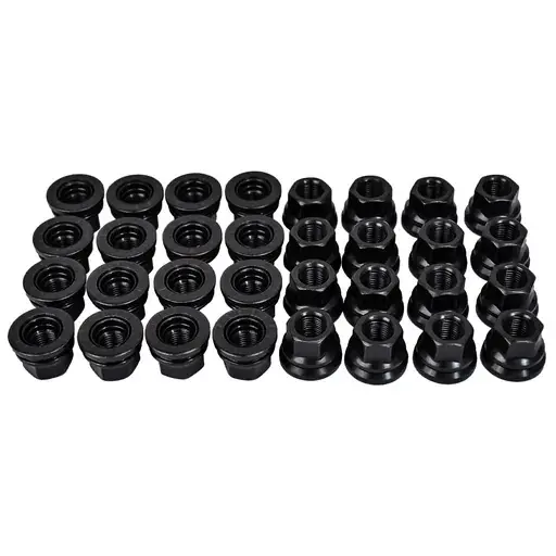 14 x 1.5 Black Flat Seat Open End Lug Nuts For Ford F250 F350 Super Duty 32pcs Get Yours